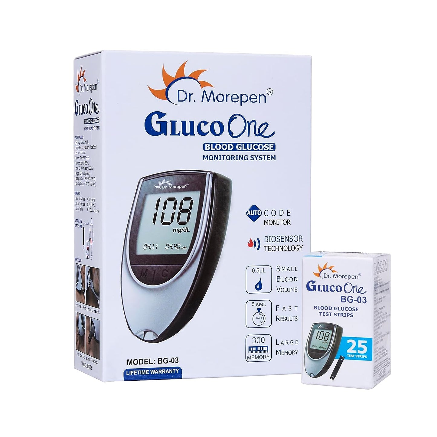 Dr. Morepen Blood Sugar Glucose Monitor