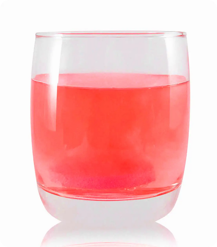 Watch it fizz and dissolve completely