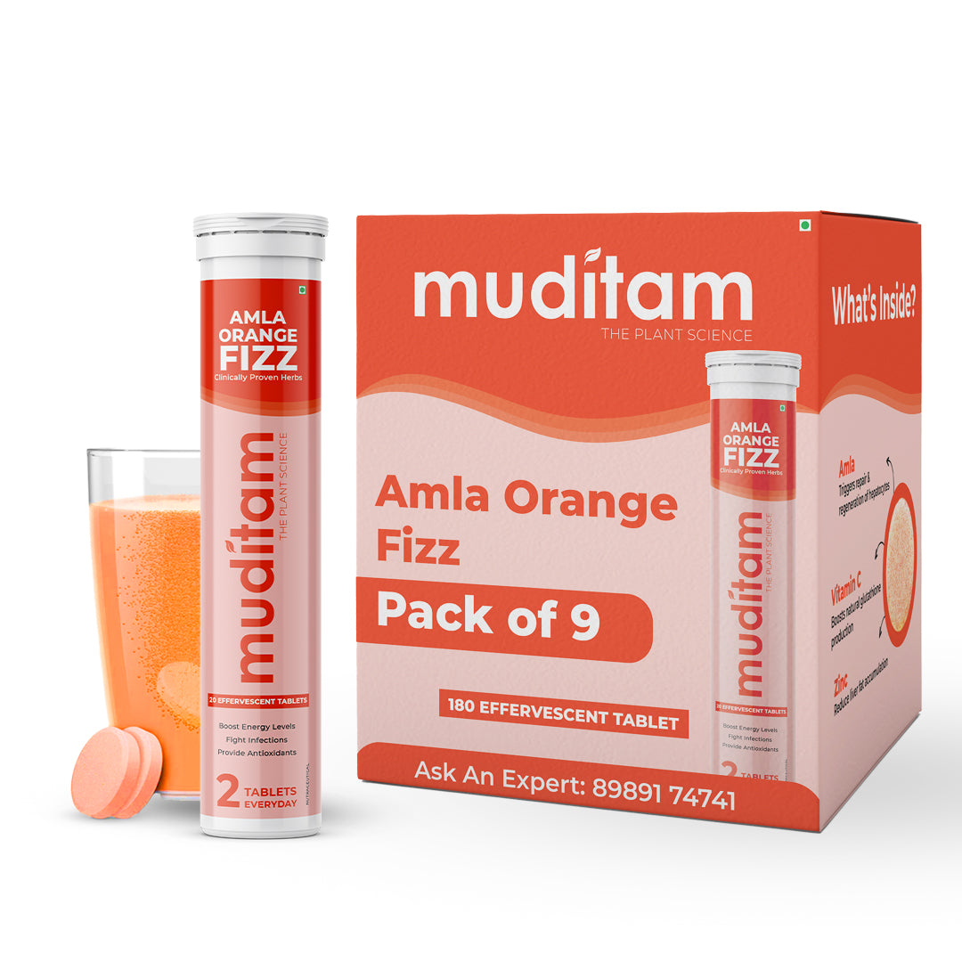 Amla Orange Fizz: Instant Energy Booster