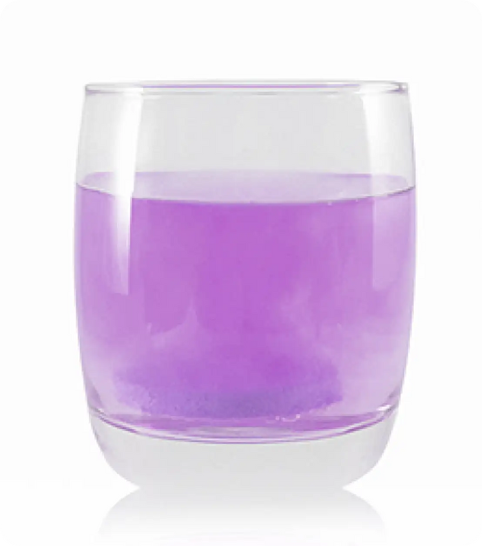 Watch it fizz and dissolve completely