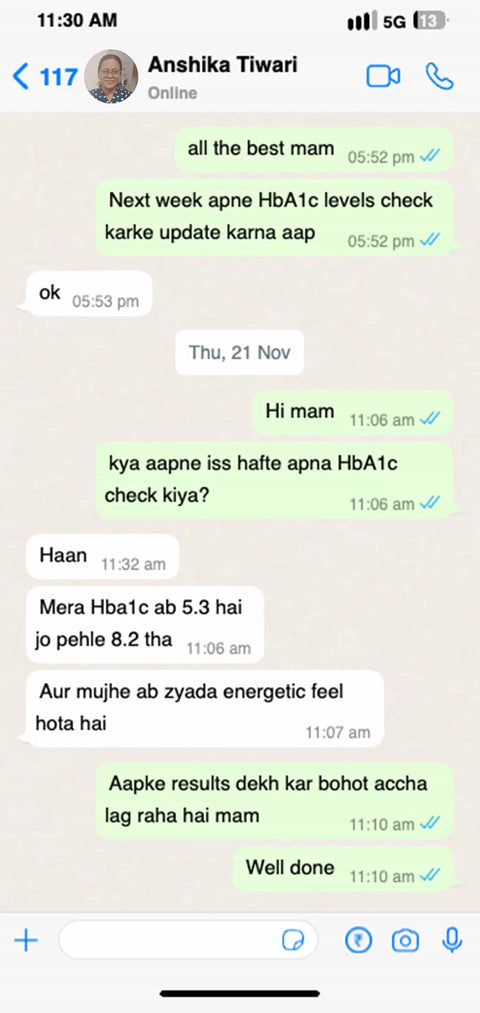 Customer result