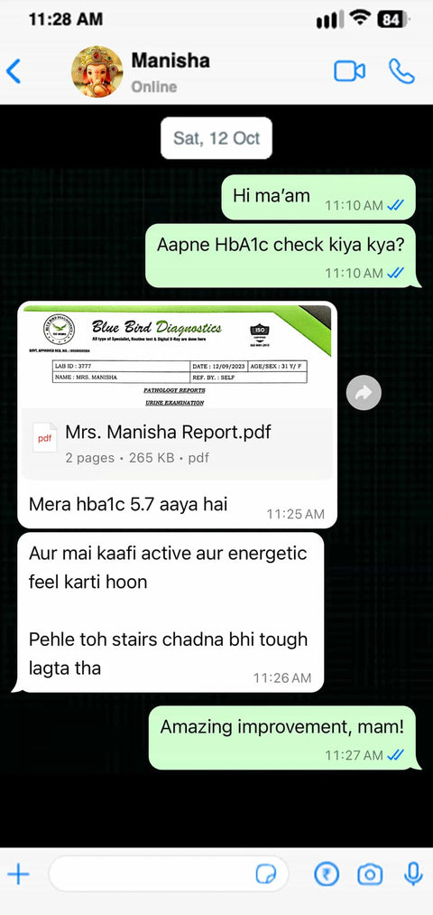 Customer result