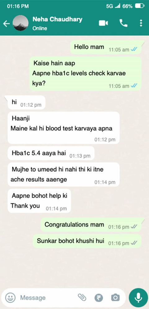 Customer result